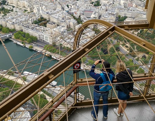 Visiteurs au sommet