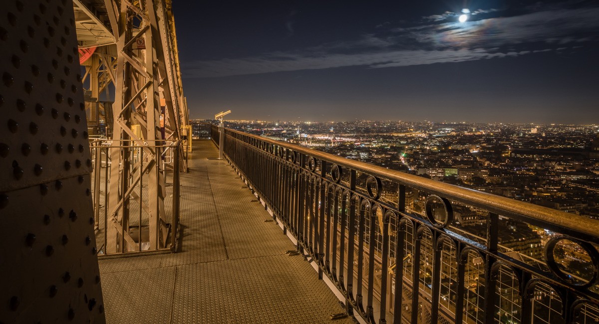 Vue du 2ème étage la nuit