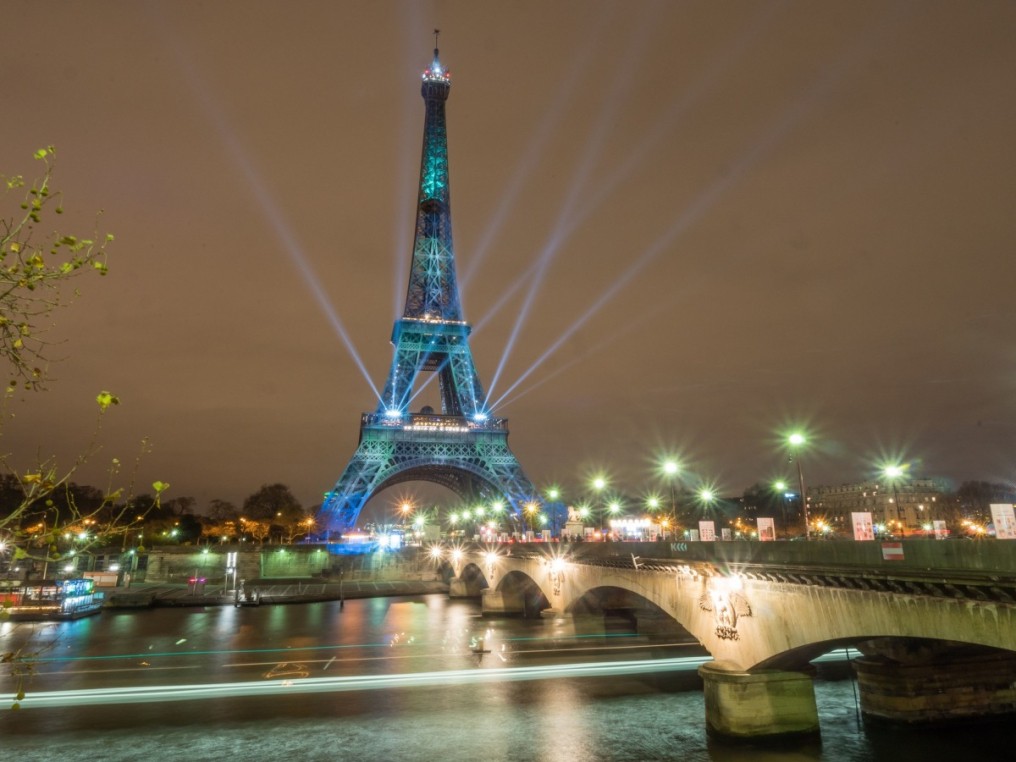 Diaporama de la tour Eiffel éclairée