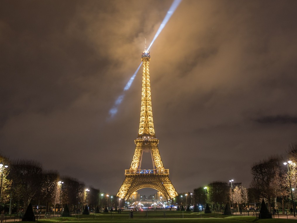 Diaporama de la tour Eiffel éclairée